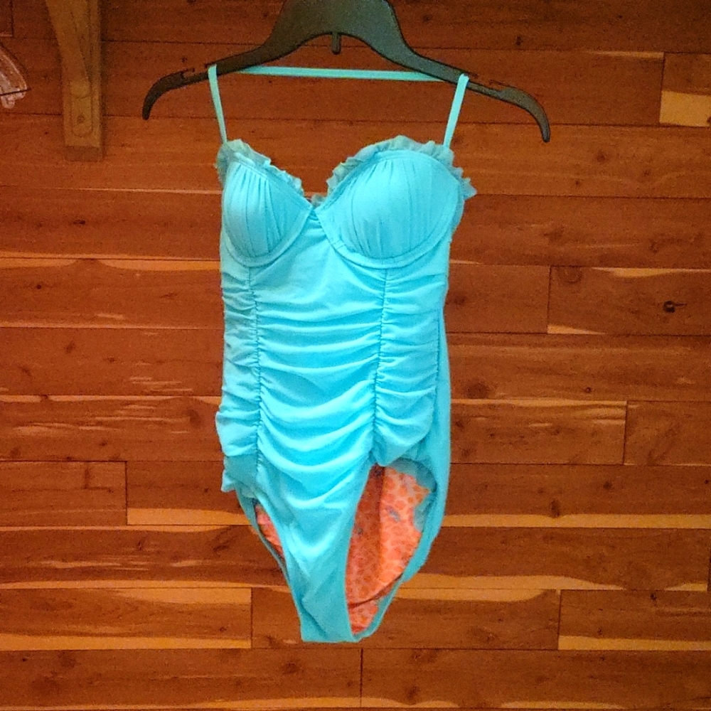 Betsy Johnson Teal Swimsuit